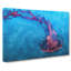 Pink And Blue Jellyfish - Wrapped Canvas-56639506