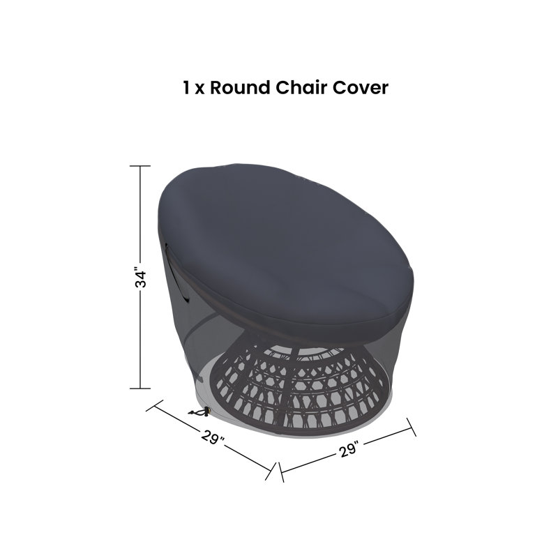 Housse pour chaise longue d'extérieur pivotante Ahlexus