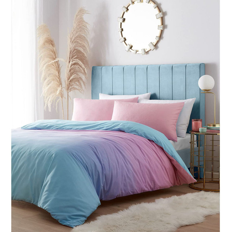 Blencoe Ombre Duvet Cover Set with Pillowcases, Double - 2 Standard Pillowcases