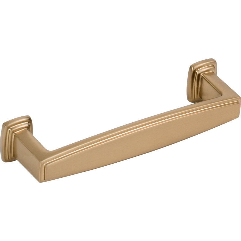 Richard Bar Pull, Brushed Gold, 3 3/4"