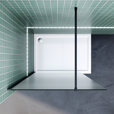 Walk in Shower Enclosure With Full Frosted Easy Clean Safety Glass