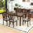 7-Piece Dining Table Set with 6 Chairs