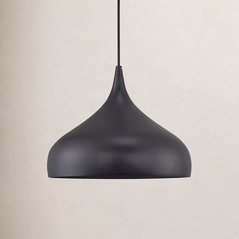 Marselia 1 - Light Single Pendant, Matte Black