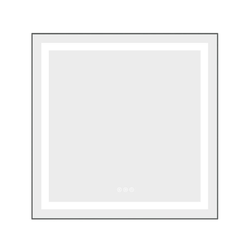 Miroir de salle de bain mural 30 po X Fog