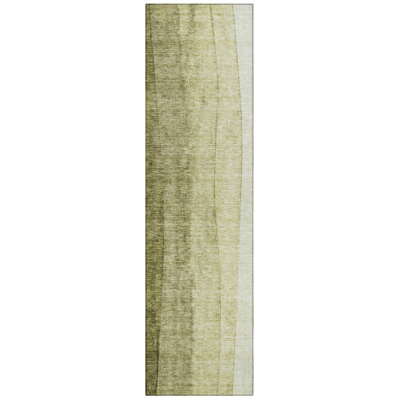 Lavonia Washable Ombre Indoor / Outdoor Rug, Runner 2'3" x 7'6"