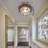 11.4" D x 4.7" H Retro Flush Mount Light