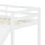 Lit mezzanine bas avec glissade, échelle, barrières de sécurité-1291202838