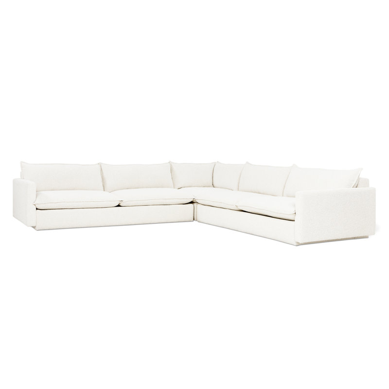 Sola Bi-Sectional, Node Alabaster 100% Polyester