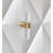 Malua 3-Drawer Console Cabinet, Metallic Silver & Champagne Finish