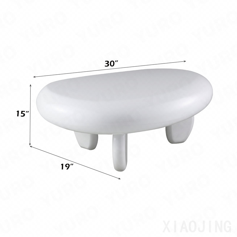 End Table, Wylie White High Gloss