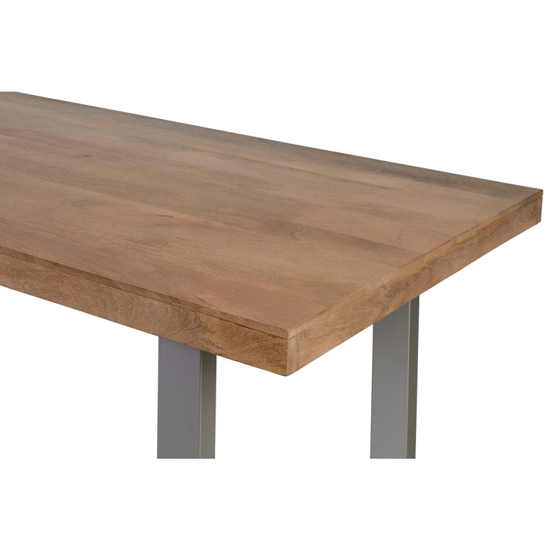 Busch Rosewood Rectangular Wood Top Dining Table