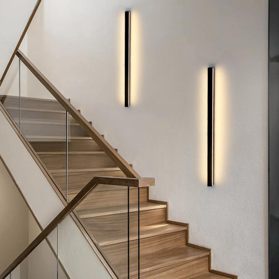 Danazia Black LED Flush Mounted Sconce