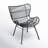 Powder Coated Steel Outdoor Lounge Chair
