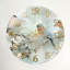 Oiseaux fleurs, horloge murale en verre-209358490