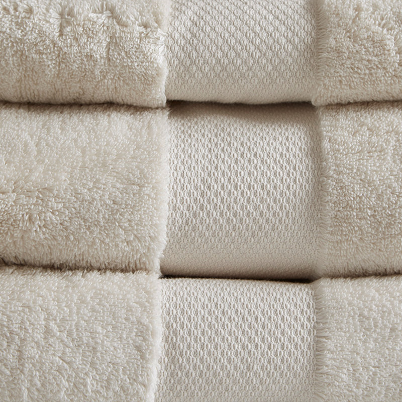Cotton 6 Piece Bath Towel Set, Natural