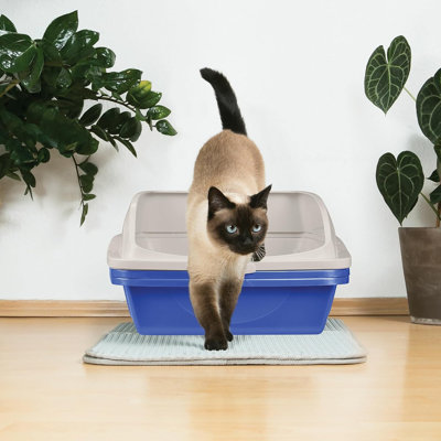 Grande litière à tamis pour animaux de compagnie avec cadre, haut, CP5