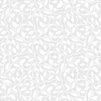 Fine Vine 8" x 8" Cement Patterned/Concrete Look Wall & Floor Tile