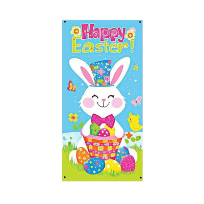 Easter Door Curtain Suitable For Large Party Supplies Room Garden Wall Decoration Holiday Decoration Background