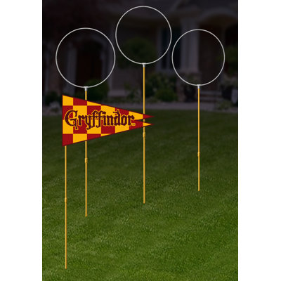 Harry Potter Harry Potter Quidditch Rings and Flags Lawn Decor