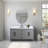 Chambery 60" Single Sink Bathroom Vanity with Engineered Marble Top-94811335-94811339