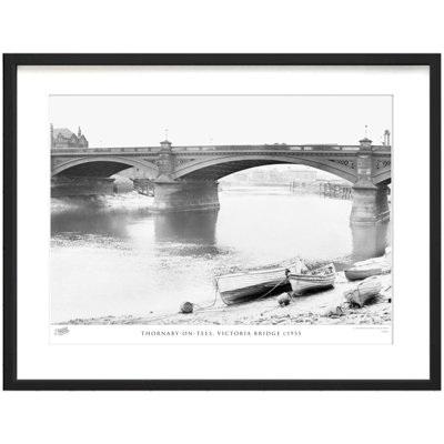 Thornaby On Tees, Victoria Bridge C1955 - Single Picture Frame Print