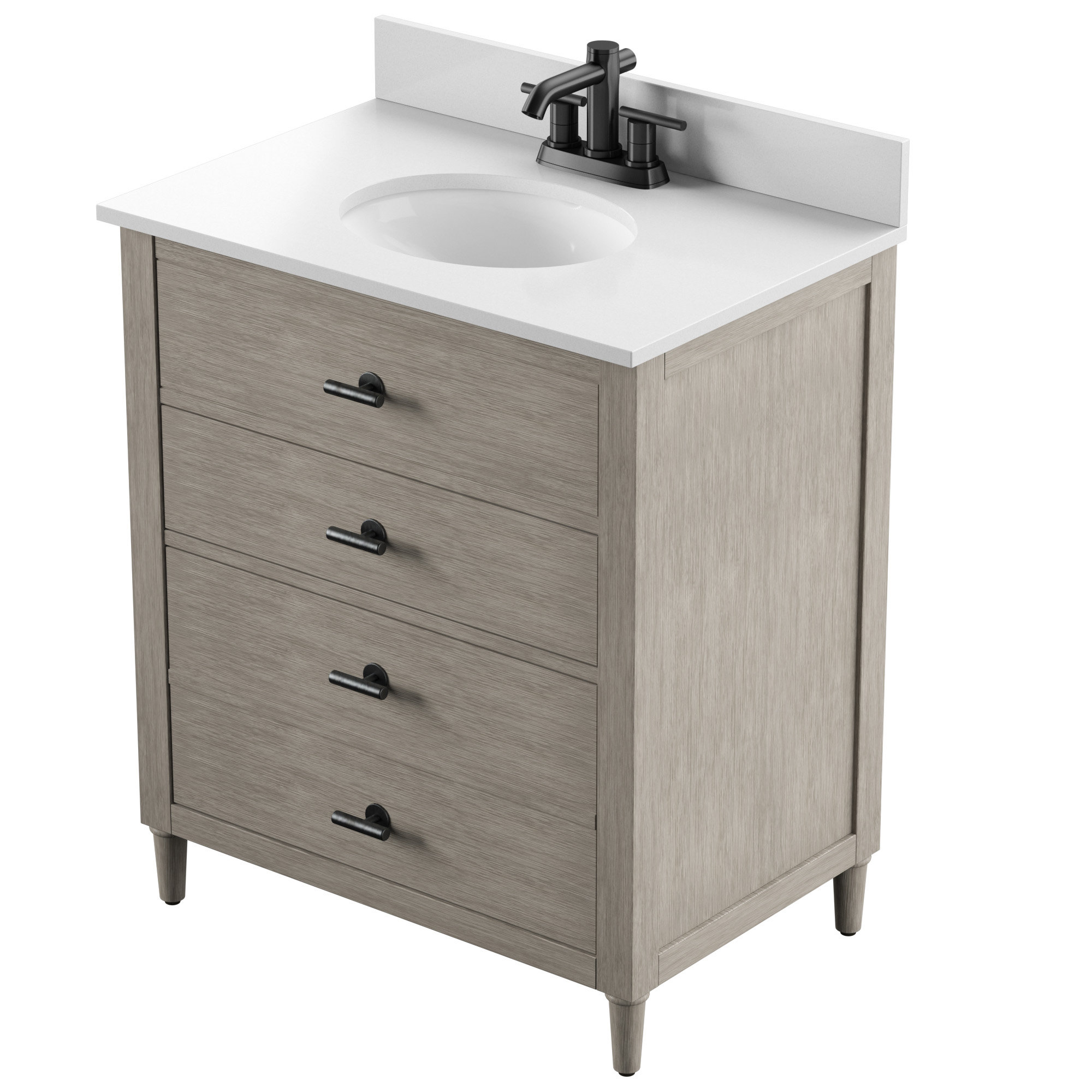 Mistana™ Serena 29.88'' Free Standing Single Bathroom Vanity with Ceramic Top & Reviews