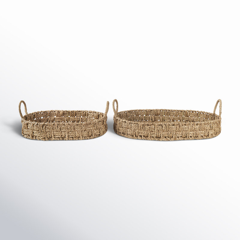 Argens Natural Fibres Tray - Set of 2