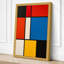 Structured Colour Geometric - Wrapped Canvas-174684891-174684892