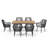 Outdoor 6-person Dining Set With Cushions