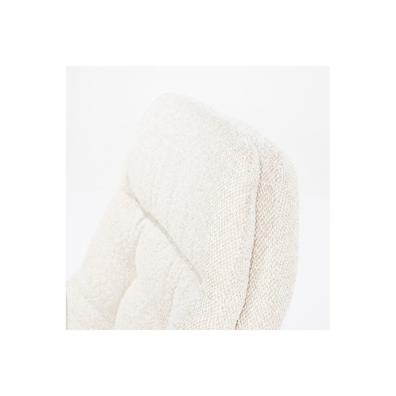 Méridienne d'appoint 34 po, Tissu blanc