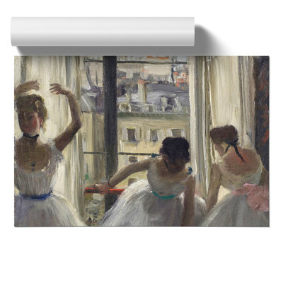 Three Ballet Ballerina Dancers by the Window by Edgar Degas - Frameless Print