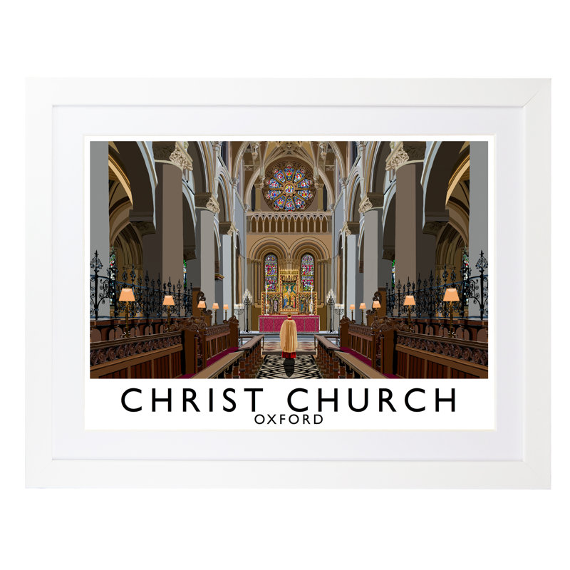 Richard O'Neil - Print, 33.5 cm H x 43.5 cm W x 2.2 cm D, White Wood Frame