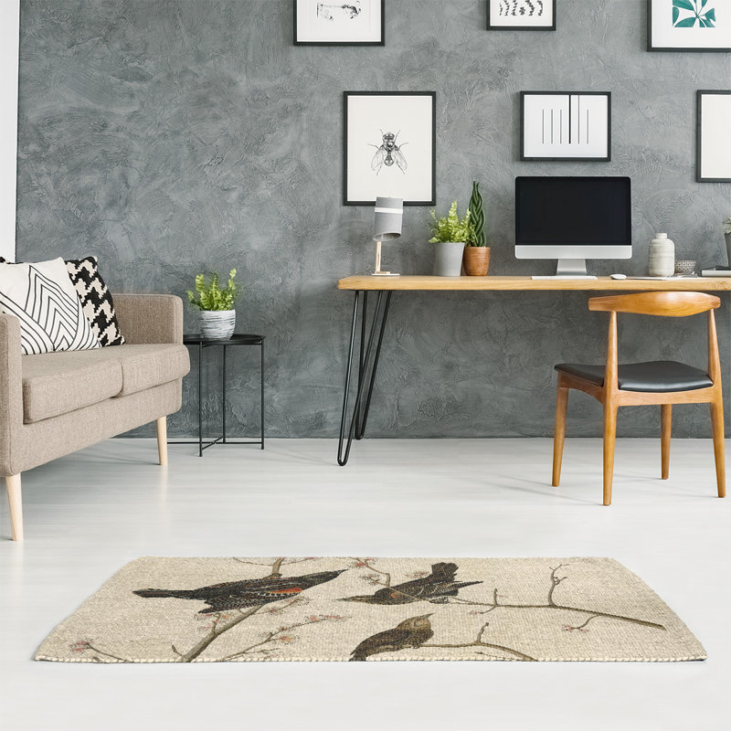 Chenille Animal Print Indoor Rug, Rectangle 2' x 3'