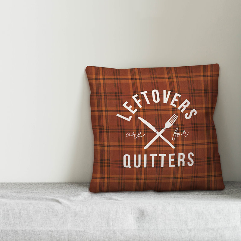 Plaid Throw Pillow