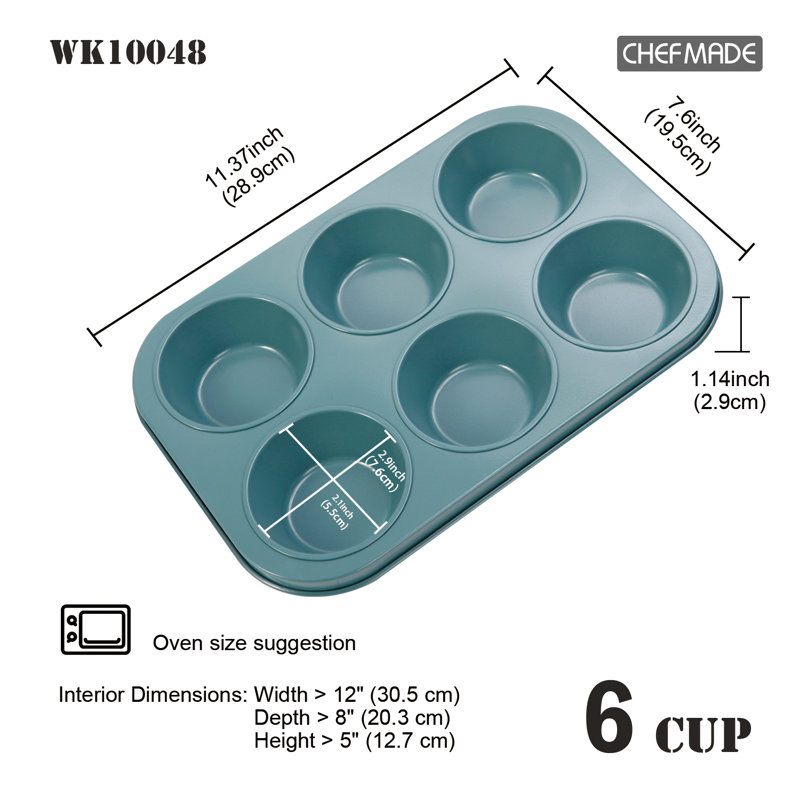 Chefmade 12 Cups Non-stick Muffin Pan Set