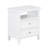 Weston White 2 Drawer Nightstand