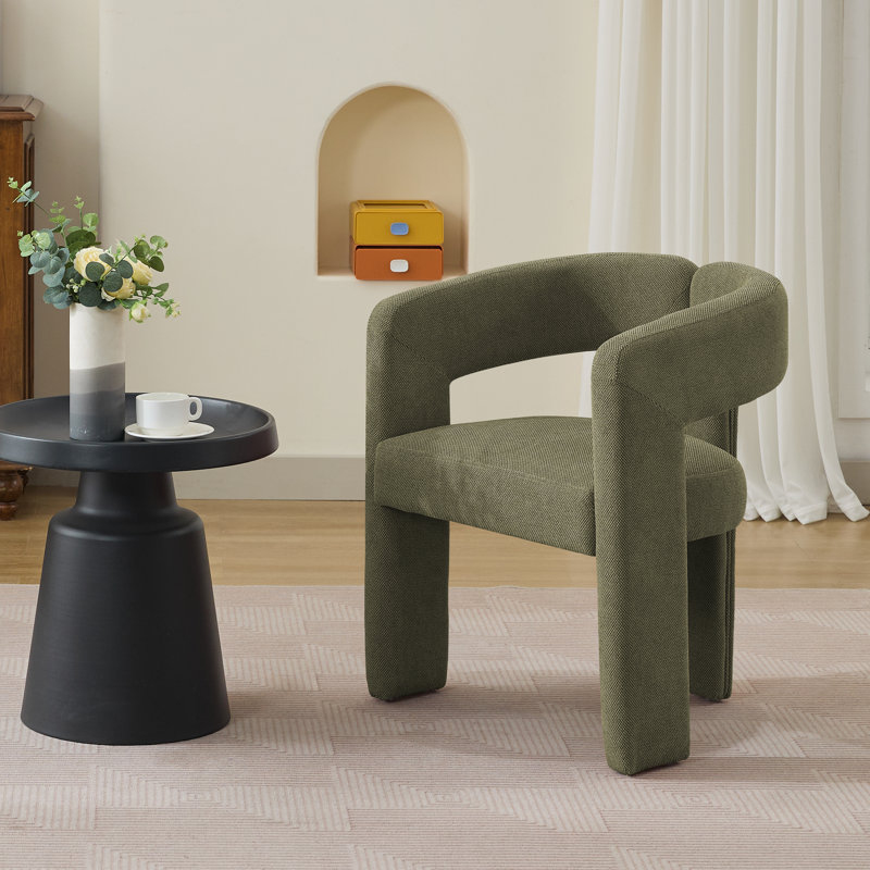 Chaise avec accoudoirs Modern, Vert