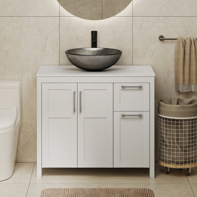 Warde 36" Bathroom Vanity With Sink