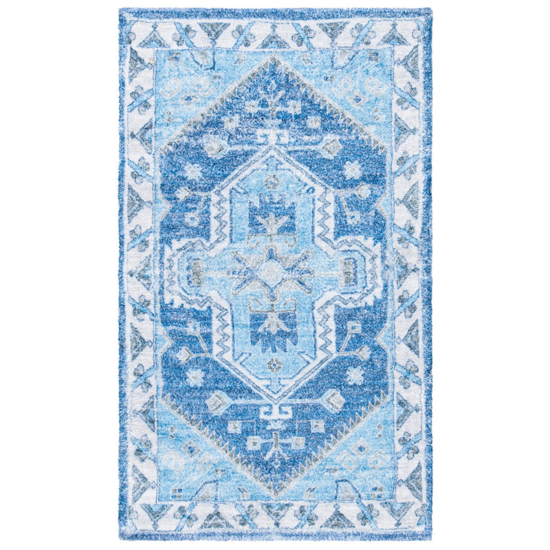 Blessen Hand Loomed Performance Oriental Rug, Rectangle 4' x 6'