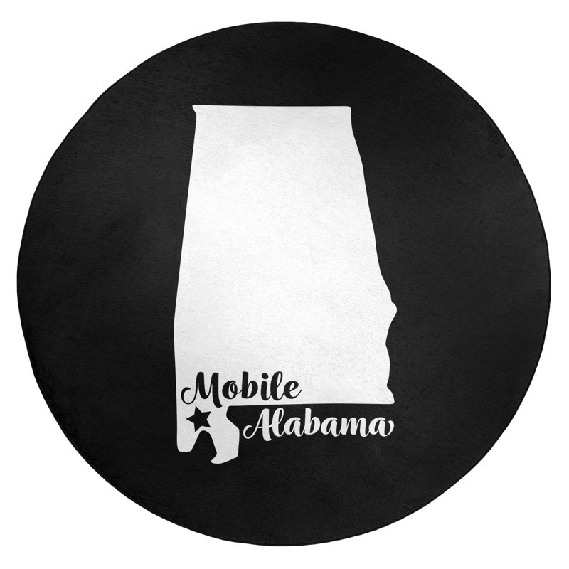 Tapis de poly-chenille en polyester mobile alabama