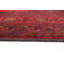Tapis unique en laine noué à la main style Esari des années 2010 de 6 pi 5 po x 9 pi 9 po rouge Quay