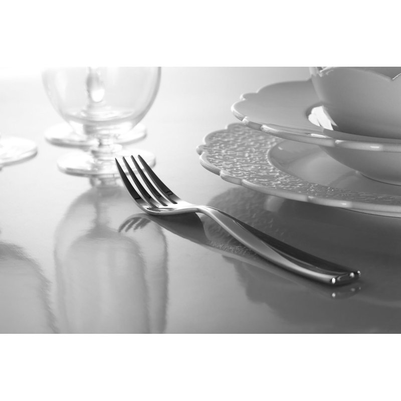 Dressed 5 - Piece Stainless Steel Flatware Set - Service for 1