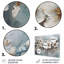 «White and Gold Daisy Symphony III» - art mural en métal marguerite-452323364