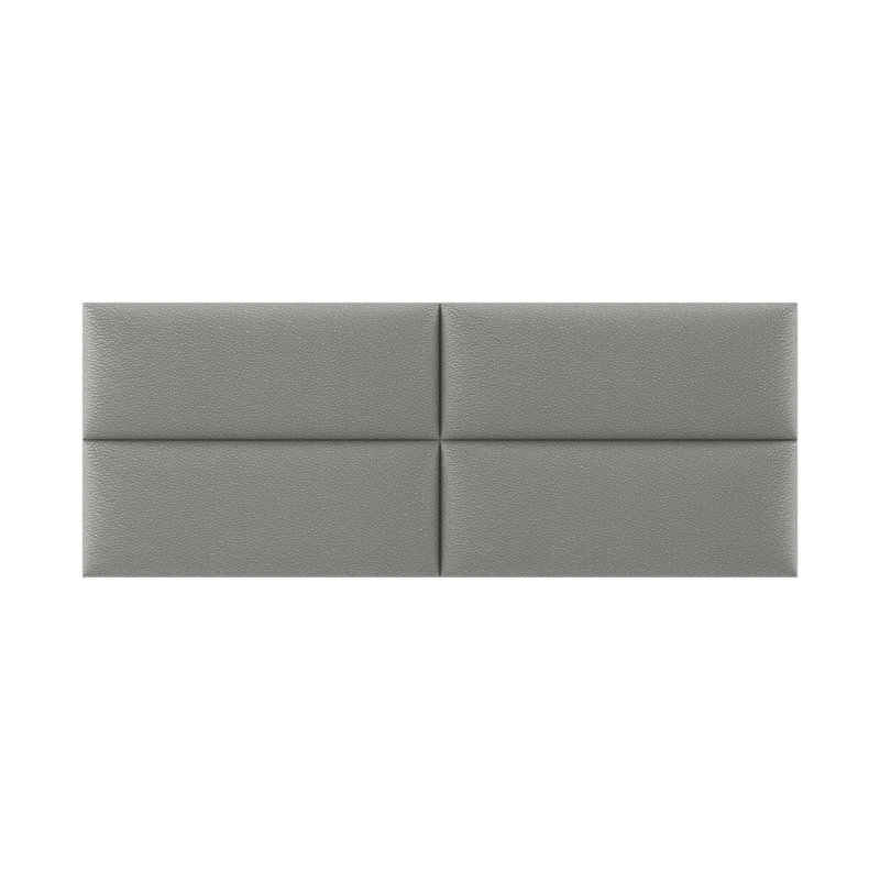 Anneus Upholstered Faux Leather Headboard, VTPS1020, Velvet White