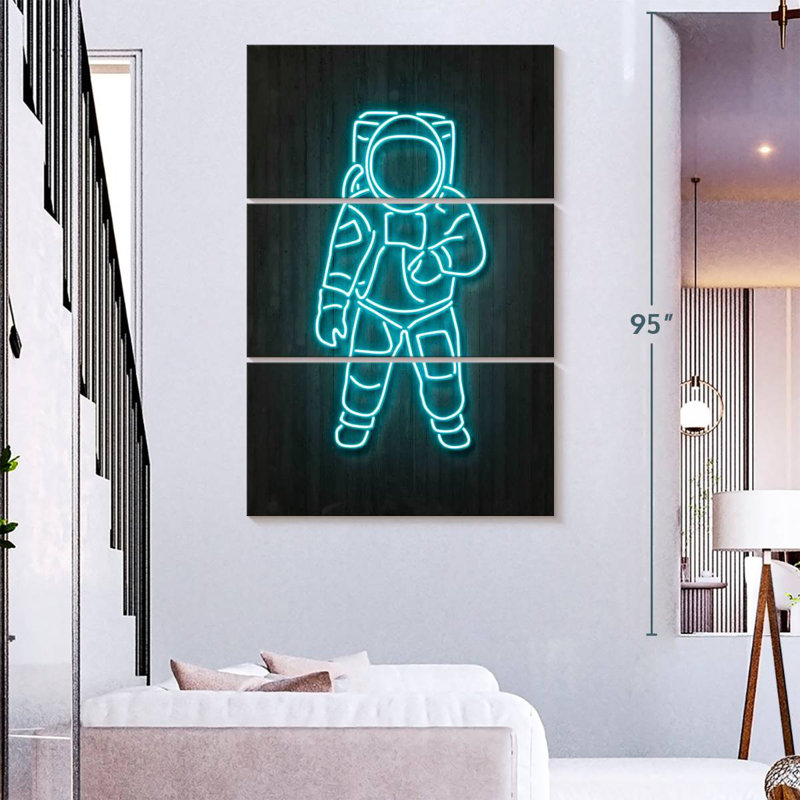 Oberle Astronaut, 74" H x 48" W