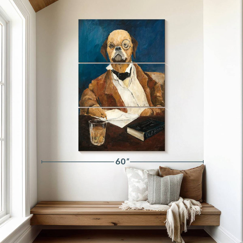 Brampt Nathaniel Howlthorn, 50" H x 32" W