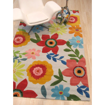 Anouk Ivory Hand Knotted Area Rug