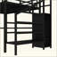 Lit mezzanine avec bureau en L et port USB, lit mezzanine en métal avec garde-robe et tablette réglable, lit mezzanine haut avec DEL pour enfants, adolescents, adultes