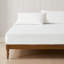 Ensemble de draps en coton blanc Evelyn-111329013
