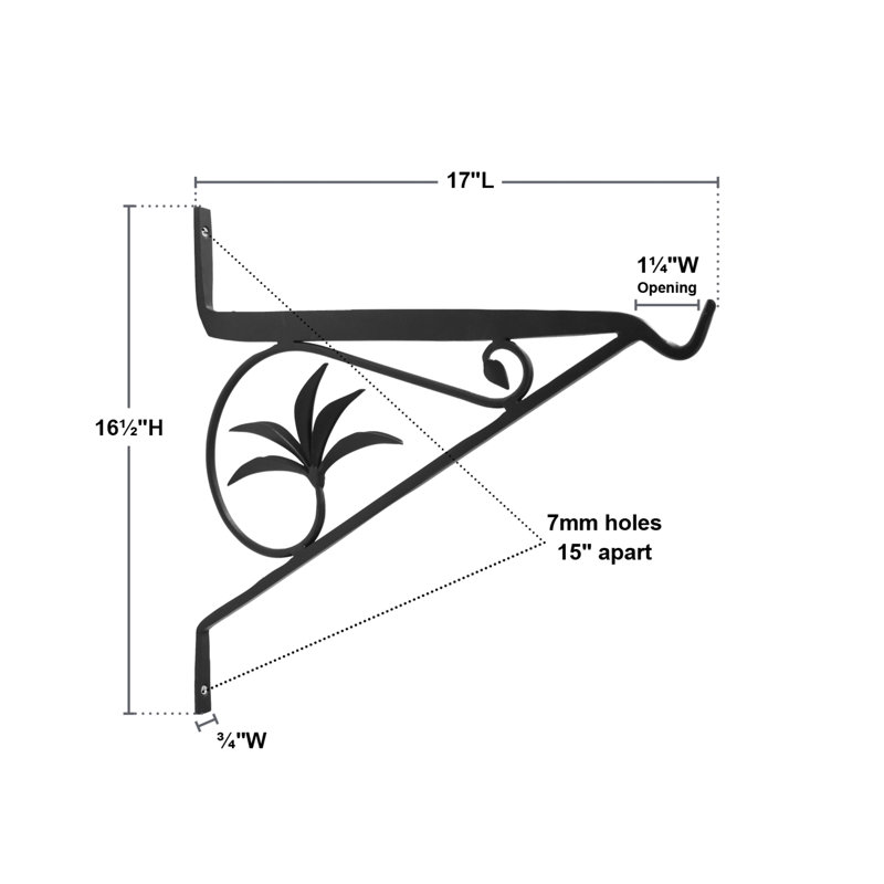Metal Bracket Plant Stand
